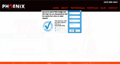 Desktop Screenshot of phoenixwebsitedesign.com